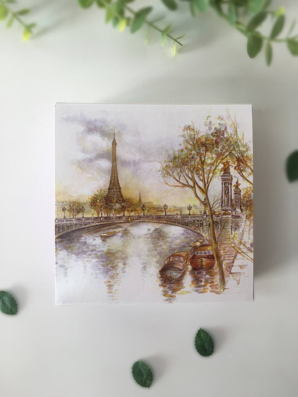 Коробка под 9 конфет "Главное верить в себя" Париж — изображение 3